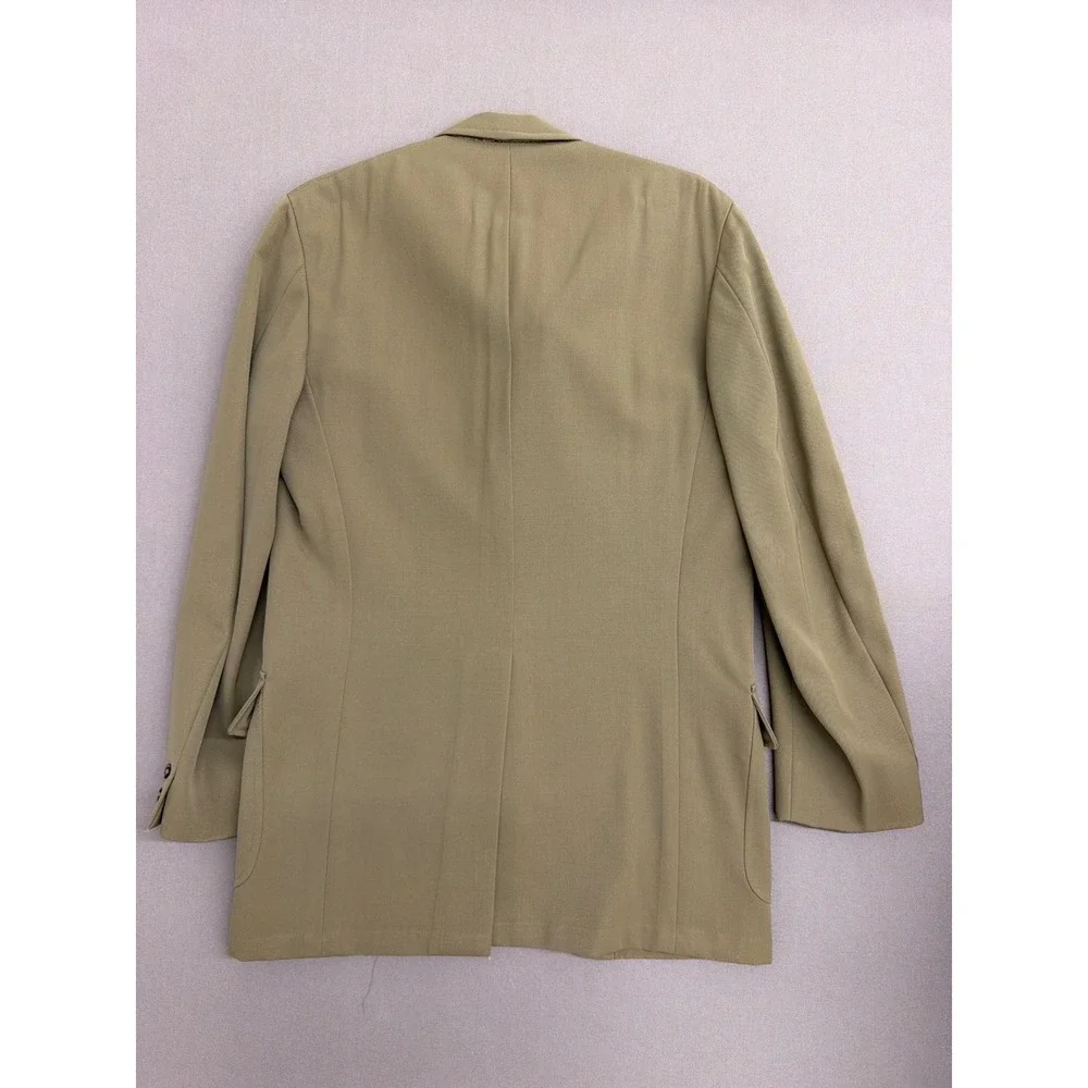 Brooks Brothers 346 Mens Vintage 3 Button Blazer Sport Coat Tan Khaki Union Made